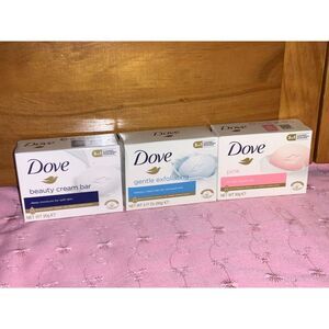 Pack of 3 Dove Bar‎ Soap Try 3 Different Soaps full size or 90g